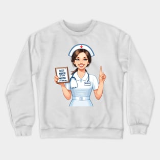 Celebrating Excellence: Nurse of the Week Crewneck Sweatshirt